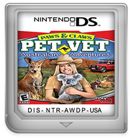 Paws & Claws: Pet Vet: Australian Adventures - Fanart - Cart - Front