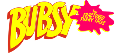 Bubsy In Fractured Furry Tales - Clear Logo Image