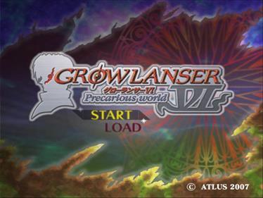 Growlanser VI: Precarious World - Screenshot - Game Title Image