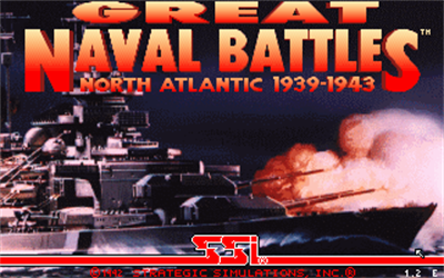 Great Naval Battles: North Atlantic 1939-43 - Screenshot - Game Title Image