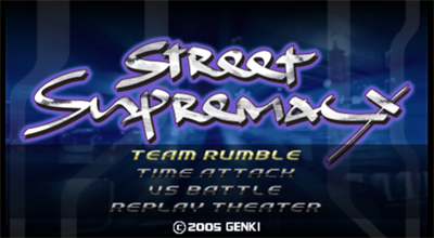 Street Supremacy - Screenshot - Game Select Image