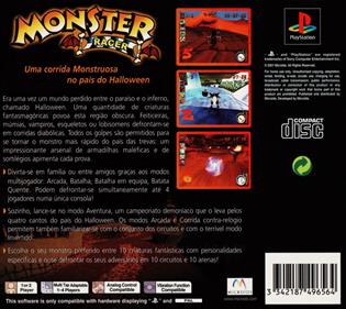 Monster Racer - Box - Back Image