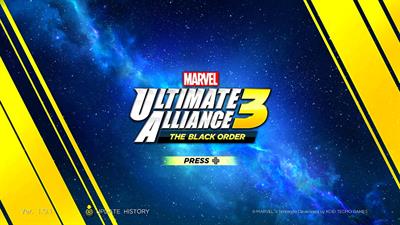 Marvel Ultimate Alliance 3: The Black Order - Screenshot - Game Title Image