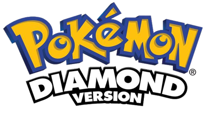 Pokémon Diamond Version - Clear Logo Image