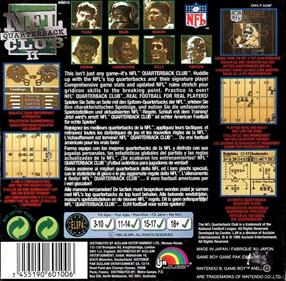 NFL Quarterback Club II - Box - Back Image