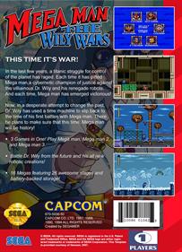 Mega Man: The Wily Wars - Fanart - Box - Back Image