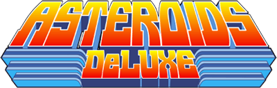 Asteroids Deluxe - Clear Logo Image