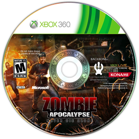 Zombie Apocalypse: Never Die Alone - Fanart - Disc Image
