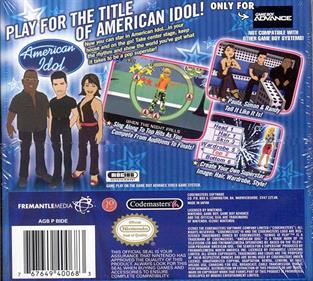 American Idol - Box - Back Image
