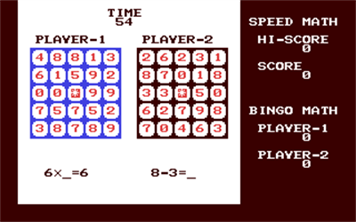 Speed/Bingo Math - Screenshot - Gameplay Image