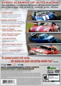 TOCA Race Driver 3: The Ultimate Racing Simulator - Box - Back Image