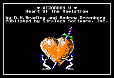 Wizardry V: Heart of the Maelstrom - Screenshot - Game Title Image