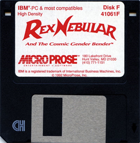 Rex Nebular and the Cosmic Gender Bender - Disc Image