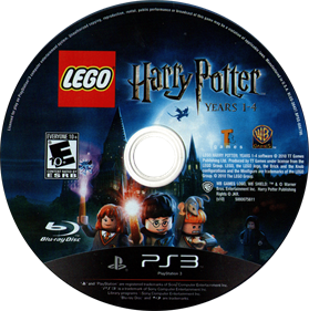 LEGO Harry Potter: Years 1-4 - Disc Image