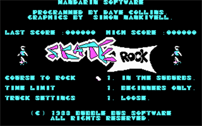 Awesome Earl in SkateRock - Screenshot - Game Select Image