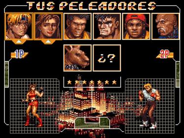 Streets of Rage: Legacy - Screenshot - Game Select Image