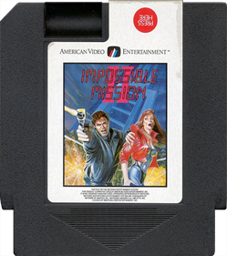 Impossible Mission II - Cart - Front Image