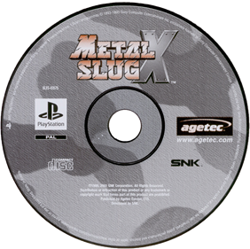 Metal Slug X - Disc Image