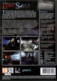 Dark Fall: Lost Souls - Box - Back Image