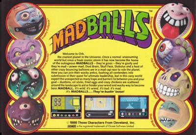 Madballs - Box - Back Image
