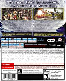 Warriors Orochi 3 Ultimate - Box - Back Image