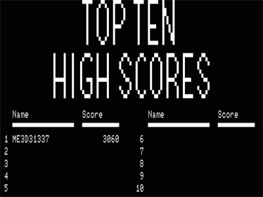 13 Ghosts - Screenshot - High Scores Image