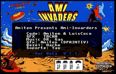 Ami Invaders - Screenshot - Game Title Image