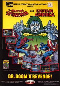 The Amazing Spider-Man and Captain America in Dr. Doom's Revenge! - Advertisement Flyer - Front Image