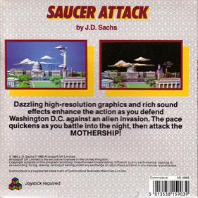 Saucer Attack! - Box - Back Image