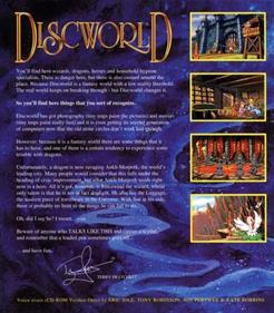 Discworld - Box - Back Image