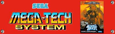 Altered Beast (Mega-Tech) - Arcade - Marquee Image