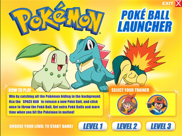 Pokémon Poké Ball Launcher - Screenshot - Game Title Image