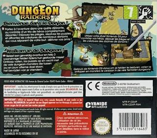 Dungeon Raiders - Box - Back Image