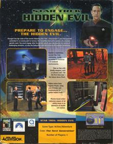 Star Trek: Hidden Evil - Box - Back Image