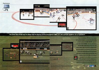 NHL FaceOff - Advertisement Flyer - Front Image