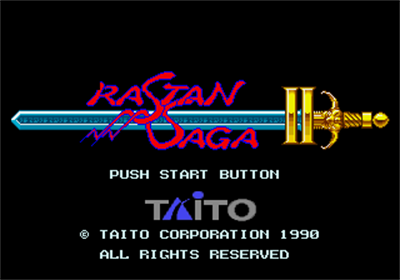 Rastan Saga II - Screenshot - Game Title Image