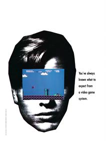 Super Mario Bros. - Advertisement Flyer - Front Image