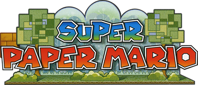 Super Paper Mario - Clear Logo Image