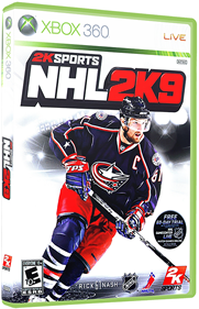 NHL 2K9 - Box - 3D Image