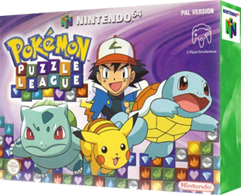 Pokémon Puzzle League - Box - 3D Image