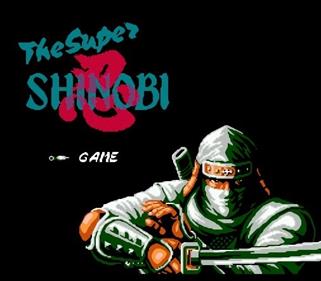 The Super Shinobi - Screenshot - Game Title Image