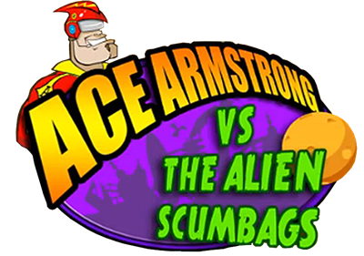 Ace Armstrong vs. the Alien Scumbags! - Clear Logo Image
