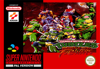 Teenage Mutant Ninja Turtles: Tournament Fighters - Fanart - Box - Front Image