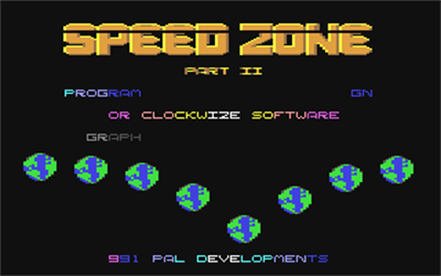 Speed Zone II - Screenshot - Game Title Image