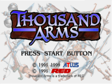 Thousand Arms - Screenshot - Game Title Image