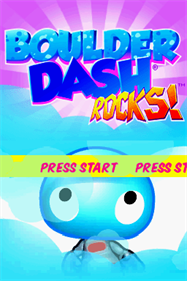 Boulder Dash: Rocks! - Screenshot - Game Title Image