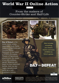 Day of Defeat - Box - Back Image