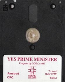 Yes Prime Minister: The Computer Game - Disc Image