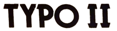 Typo II - Clear Logo Image