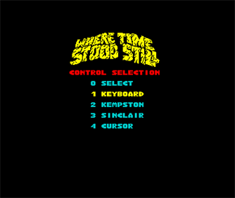 Where Time Stood Still - Screenshot - Game Select Image